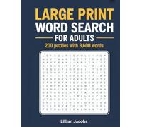 Large Print Word Search for Adults, 200 Puzzles with 3,600 Words: Challenging and Fun General Knowledge Words from History, Music, Sports & More, Book for Adults and Seniors (Large Print Books)