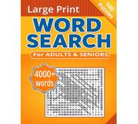 LARGE PRINT WORD SEARCH FOR ADULTS & SENIORS: 100 Relaxing Puzzles | 4000+ Words | Easy-to-Read Brain Games for Relaxation, Memory & Focus Total 129 Pages Size 8.5x11 inches (SWEAR WORD SEARCH)