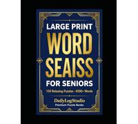 Large Print Word Search for Seniors: 150 Relaxing Puzzles with 4500+ Words - Premium Brain Games for Adults, Seniors and Retirees | Easy to Read Large ... Print • Brain Games for Adults and Seniors