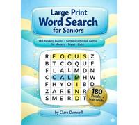 Large Print Word Search for Seniors: 180 Relaxing Puzzles with Gentle Brain Break Games for Memory, Focus and Calm