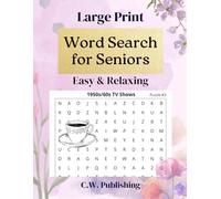 Large Print Word Search for Seniors: 1950's & 1960's Nostalgia Edition
