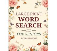 Large Print Word Search for Seniors: 50 Fun Puzzles with Answer Key: Big Letter Activity Book for Adults | Nature, Travel, Holidays, Memories & More