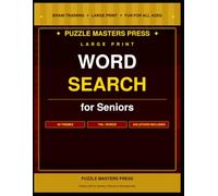 Large Print Word Search for Seniors: 50 fun Themed Puzzle with Solution - Big Letters, Easy to Read