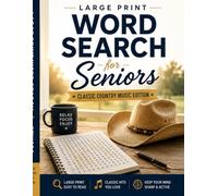 Large Print Word Search for Seniors: Classic Country Music Edition