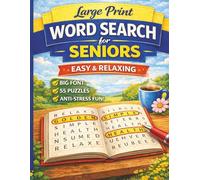 Large Print Word Search for Seniors: Easy-to-Read Word Searches for Adults and Seniors | Big Print Puzzle Book for Relaxation, Brain Games, and Stress Relief | 110 Pages