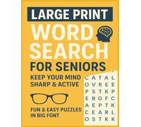 Large Print Word Search for Seniors: Keep Your Mind Sharp & Active (Golden Years Puzzle Series)