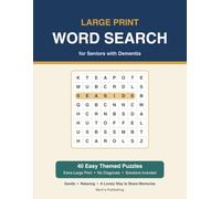 Large Print Word Search for Seniors with Dementia: British Nostalgia Edition - 40 Easy Extra-Large-Print Puzzles | A Calming Reminiscence Gift for ... Large-Print Word Searches for Memory Care)