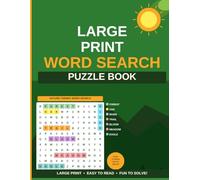 Large Print Word Search Puzzle Book: Nature Themes