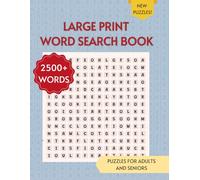 Large Print Word Search Puzzles Book for Adults: 2500+ Words, Fun and Easy Theme Based Big Puzzle Book with Hidden Words to Challenge the Mind | 8.5" ... Seniors, Kids and All Ages | Easy to Read