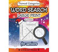 Large Print Word Search Puzzles Christmas themed for Seniors: 55 easy to read puzzles for adults, carefully crafted to offer a mix of fun, mental stimulation and hours of entertainment.