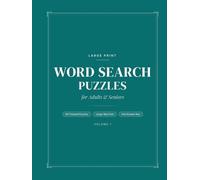 Large Print Word Search Puzzles for Adults and Seniors: 50 Themed Easy-to-Read Word Find Puzzles with Full Answer Key | Big Font Activity Book for Relaxation and Fun