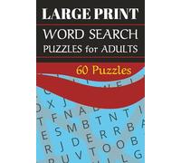 Large Print Word Search Puzzles for Adults: Easy-to-Read Word Search Puzzle Book with Big Print for Stress Relief and Memory Boost for Adults and Elderly Puzzle Lovers