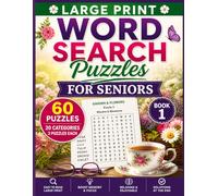 Large Print Word Search Puzzles for Seniors: 60 Fun Puzzles with Solutions - Nostalgia, Nature, Classic TV, Travel & More Vol1: A Brain-Boosting ... Brain Games - Large Print Puzzle Series)