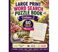 Large Print Word Search Puzzles for Seniors: 60 New Puzzles with Solutions - Gardens, Wildlife, Classic TV, Nostalgia, Food & More Vol. 2: A Brain-Boosting ... Brain Games - Large Print Puzzle Series