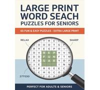 Large Print Word Search Puzzles for Seniors: 65 Fun & Easy Puzzles with Extra Large Print | Variety of Themes for Adults & Elderly | Complete Answer Key Included