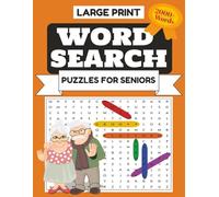 Large Print Word Search Puzzles for Seniors: Cognitive Game for Adults