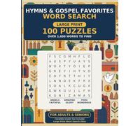 Large Print Word Search: Timeless Hymns & Gospel Favorites: A Large-Print Word Search of Beloved Songs, Sacred Words & Themes of Faith | 100 Relaxing Puzzles for Adults & Seniors
