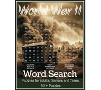 Large Print World War II Word Search Puzzle Book: Word Searches with Large Print about World War II, Military, War Words and More | 8,5 x11 Inches, ... Gift for Vacations, Holidays, and Free Times