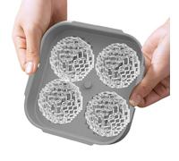 Large Round Iced Ball Maker Mold, 3d Silicone Iced Tray, 7.09x7.09x2.36 Inches Easy Fill Design, Flexible Sphere Mold for Cocktails, Whiskey, Tequila, Vodka, and Chocolate