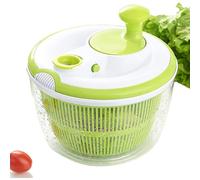 Large Salad Spinner and Keeper - 5L Lettuce Spinner Vegetable Washer Dryer with Large Salad Bowl and Plastic Colander, Fruit Veggie Wash & Salad Makin