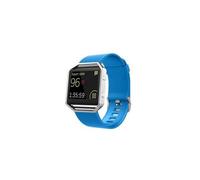 (Large,Sky Blue)Venta Pulsera de silicona correa de muñeca reemplazo para reloj inteligente Fitbit Blaze Lo último