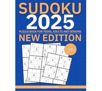 Large Sudoku Puzzle Book 2025 For Adults With Solution: A Book With two puzzles on one page