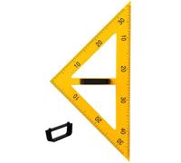 Large Teacher Protractor - Geometry Measurement Tool | Magnetic Engineer Ruler with Angle Markings, Precision Instrument for Architect Artist Designer School Math Lessons