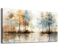 Large Tree Canvas Wall Art Painting Abstract works Pictures Posters Prints For Office Decoración de sala de estarations(20x 30cm/Sin marco)
