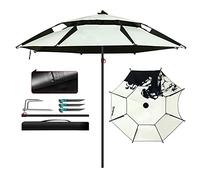 Large UV Proof Garden Waterproof Beach Parasol, Sun Umbrella with Storage Bag, Balcony, Swimming Pool, Outdoor, 360°Rotating, Necessary for Fishing, Various Sizes