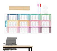 Large Wall Calendar, Paper 39.37x16.54 Inch - Larg e Dry Erase Wall Calendar with Dry Wipe Pen, Home, Office | Wаll Calendař ŴithDry Wipe Pen Ŵith a 12-month span, yearly summaries