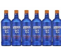 Larios 12 Ginebra Premium Mediterránea 70cl - Caja de 6 Botellas X 750ml