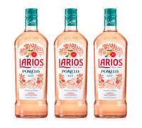 Larios Pomelo Gin - Pack 3 Botellas - Ginebra Mediterránea con Pomelo Dulce - Sabor Cítrico y Refrescante - Ideal para Gin Tonic y Cócteles -Mysecretwine-