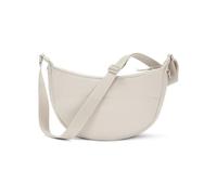 LARKSON Bolso Bandolera Mujer y Hombre Beige - Emma Small - Bolso de Hombro de Media Luna - Crossbody Bag Semicircular - Puffy Half Moon Bag - Repelente al Agua