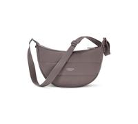LARKSON Bolso Bandolera Mujer y Hombre Marrón - Emma Small - Bolso de Hombro de Media Luna - Crossbody Bag Semicircular - Puffy Half Moon Bag - Repelente al Agua