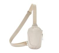 LARKSON Bolso de Hombro Señoras Hombres Beige - Nils - Bolso de Pecho Antiborro para Ocio, Viaje, Senderismo, Festival - Compartimento para Móvil, Llaves, Cartera - Repelente al Agua