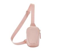 LARKSON Bolso de Hombro Señoras Hombres Rosado - Nils - Bolso de Pecho Antiborro para Ocio, Viaje, Senderismo, Festival - Compartimento para Móvil, Llaves, Cartera - Repelente al Agua