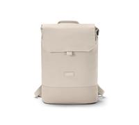 LARKSON Mochila Mujer Beige - Nina - Mochila con Compartimento para Portátil para Universidad Trabajo Viajes y Bicicleta - Medium Backpack - Repelente al Agua