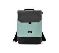 LARKSON Mochila Mujer Menta Gris - Nina - Mochila con Compartimento para Portátil para Universidad Trabajo Viajes y Bicicleta - Medium Backpack - Repelente al Agua
