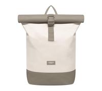 LARKSON Mochila Mujer y Hombre Crema Gris - Janne | Mochila con Compartimento para Portátil para Universidad Trabajo Viajes y Bicicleta, Medium Backpack, Repelente al Agua