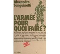 Larmée Pour Quoi Faire ? (ebook)
