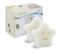 Larminly Esponja de fibra de Konjac de origen natural para bebés, suave para bebés y niños, suave para mojar (blanco)