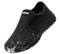 LARNMERN Zapatos Cocina Slip-On Hombre Anti-Deslizante Zapatillas Zapatos de Trabajo Impermeable Calzado Chef Hostelería sin Puntera /41