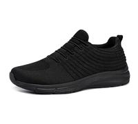 LARNMERN Zapatos Cocina Slip-On Hombre Anti-Deslizante Zapatillas Zapatos de Trabajo Impermeable Calzado Chef Hostelería sin Puntera (Negro Clásico,46)