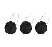 Laroal 3 esponjas faciales Naturales Konjac con carbón Activado y Aloe Vera para un Exfoliante Facial Suave Esponjas limpiadoras sostenibles para Todo Tipo de Pieles Negras