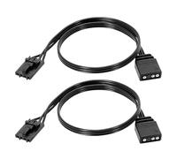 Laroal Cable Adaptador RGB de 4 Pines a estándar de 5 V (2 Unidades, 25 cm) para Controladores Corsair.