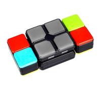 Laroal Cubo de música electrónica, Rompecabezas Interactivo con Luces y Sonidos para Viajes y Entretenimiento