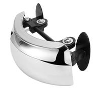 Laroal Espejos para motocicletas, de 180 grados, gran angular, visión completa, sin puntos ciegos, espejos retrovisores para motocicletas, motos de cross, motos de calle y scooters eléctricos