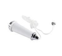 Laroal Interruptor de luz con Tirador de Cable de 150 cm, Acabado Cromado, Tirador de Porcelana, Extremo del Tirador, Tirador de Cable Ciego, manija