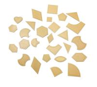 Laroal Juego de 54 Plantillas de Dibujo para Manualidades, Herramientas de Costura y Patchwork, Plantillas de Regla acrílica para Manualidades y Acolchado con Varias Formas, 27 Modelos