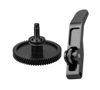 Laroal Kit de Engranajes del extrusor con Revestimiento Nano DLC para Impresora 3D A1, A1 Mini, Mango de Aluminio de Engranaje Doble y Kit de Engranajes Pom